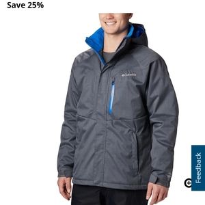 Columbia men's winter jacket XLT